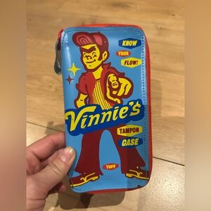 Vinnie's Tuff Rare Brand Tampon Case Wallet Classic Advertising Art